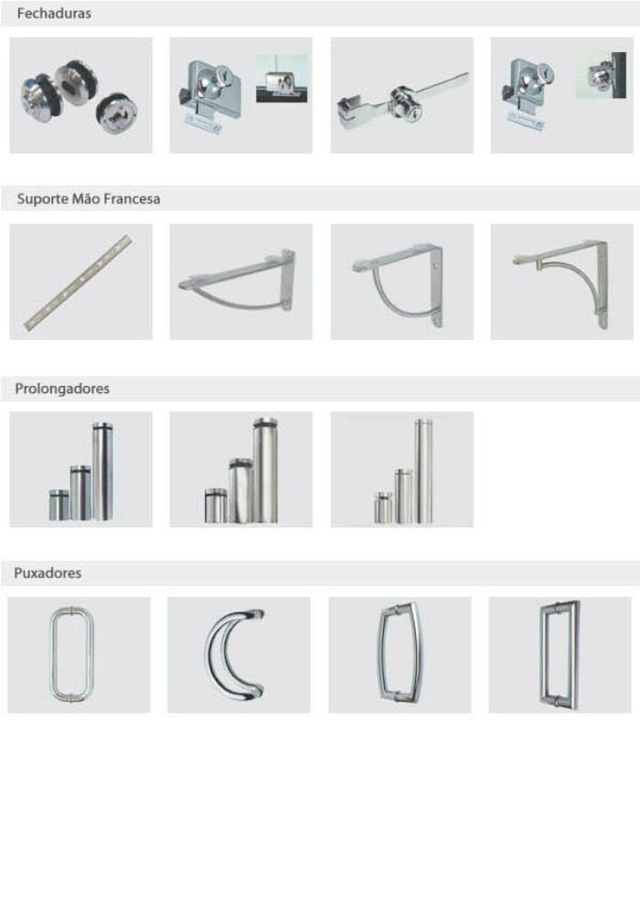 Acessórios para Vidros